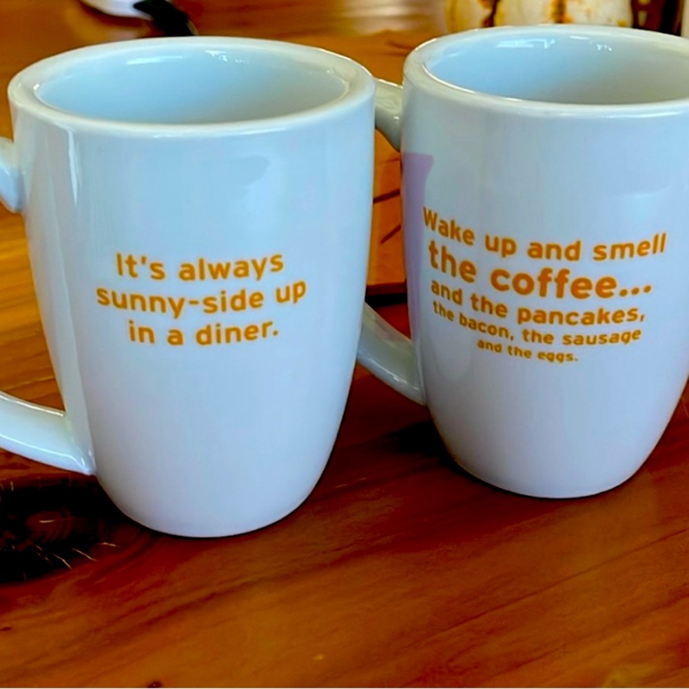COPY - Set of 2 Dennys coffee mugs